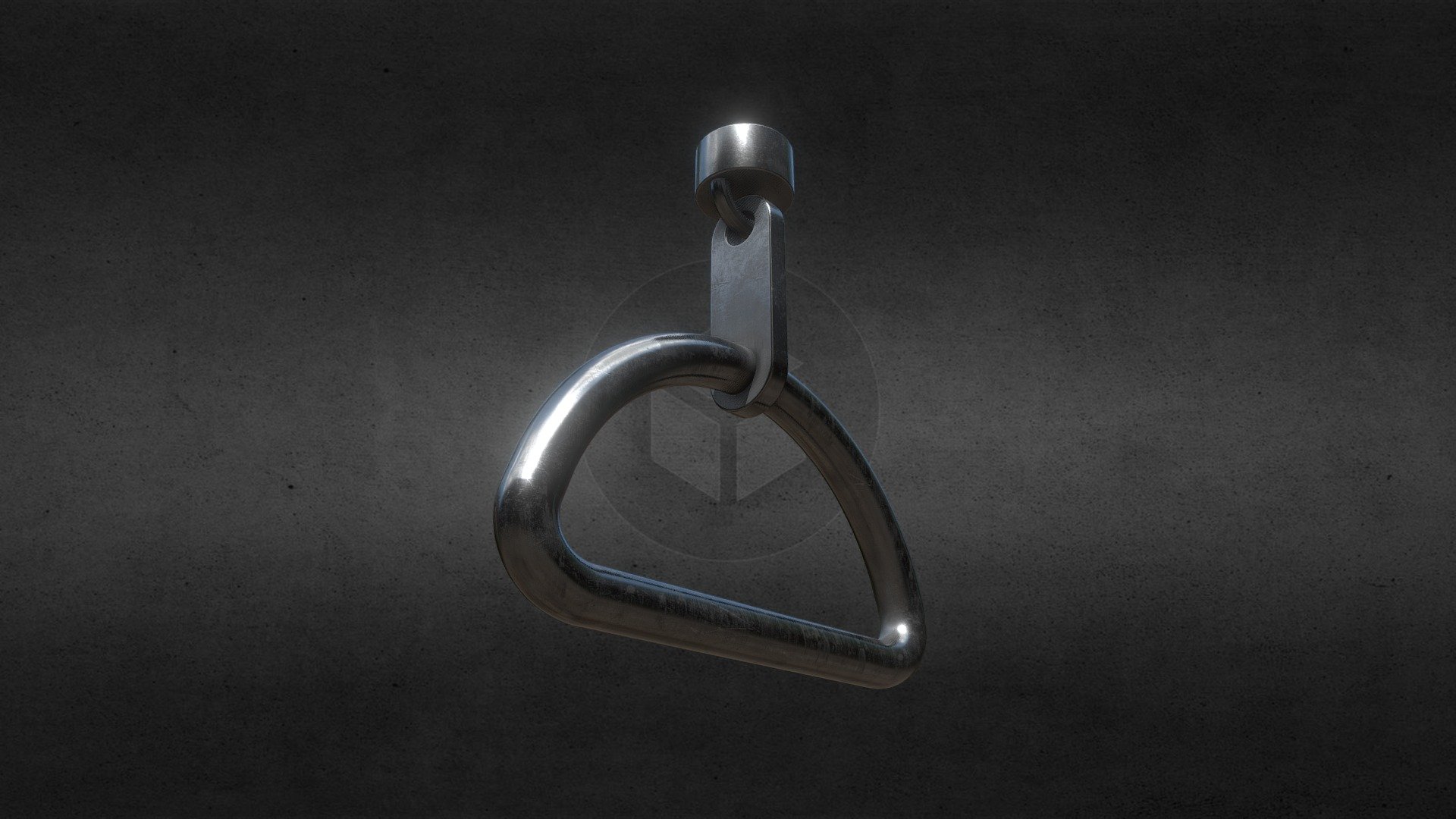 Mumbai Local Train Metal Grab Handle Buy Royalty Free 3D model by