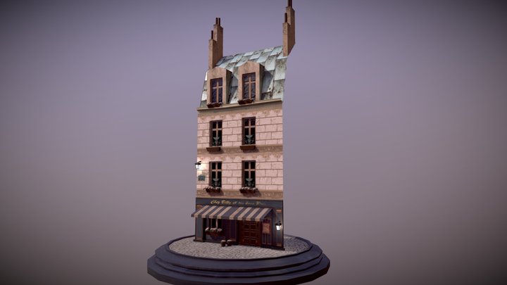 Haussmanian House 3D Model