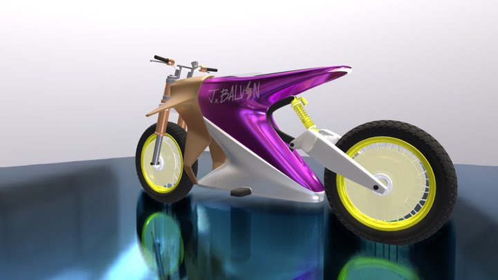 Hero X J Balvin Concept Bike 3D Model