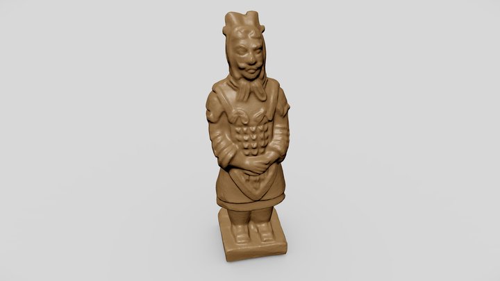 Chinese Terracotta Soldier Standing 3d Printable 3D Model