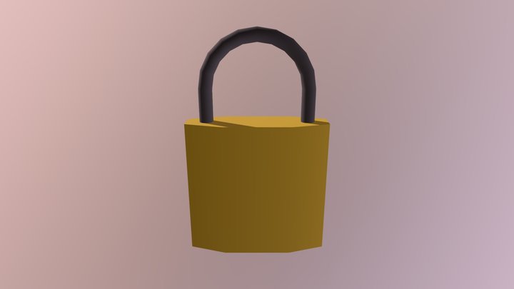 Padlock 3D Model