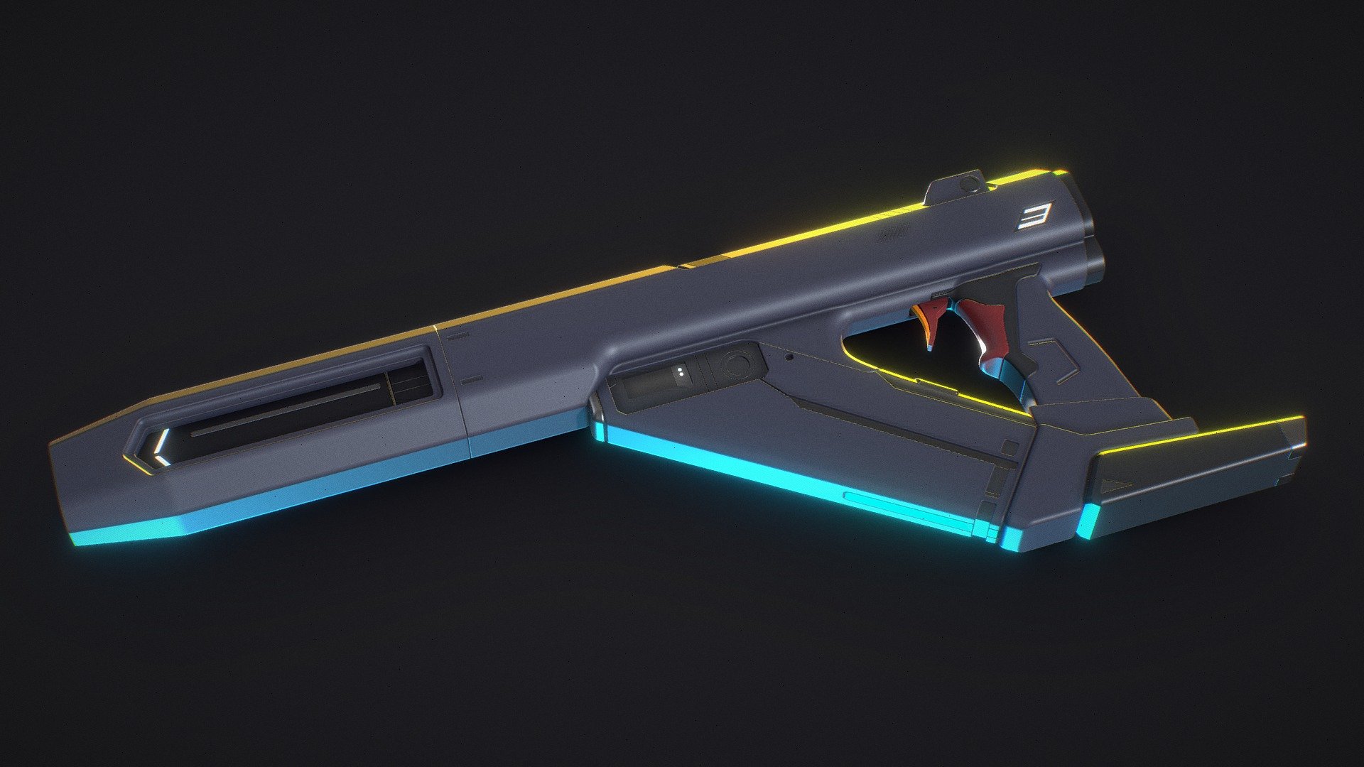 SCIFI CC Gun - Buy Royalty Free 3D model by re1monsen [421b026 ...