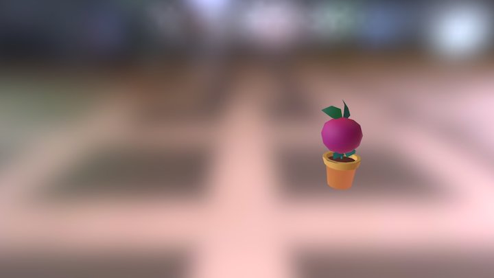 potted fruit 3D Model