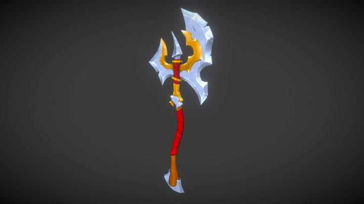 Stylized Axe 3D Model