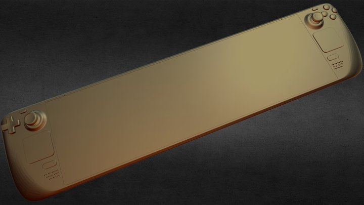 Steam Deck 32:9 Aspect Ratio 3D Model