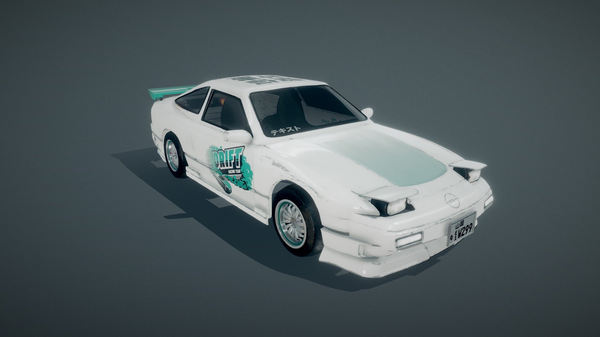 3ーDイラストレーション Nissan 180sx - Download Free 3D model by SixSong [421f81d] - Sketchfab