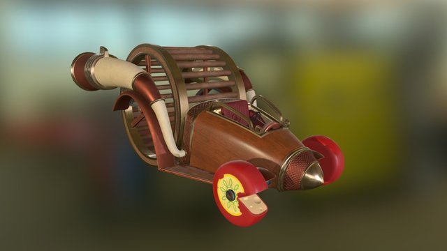 Cheesy Kart 3D Model