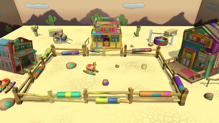 Western Arena - Sweet Dreams 3D Model