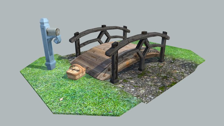 Grandma's House - 3 Simple Props 3D Model