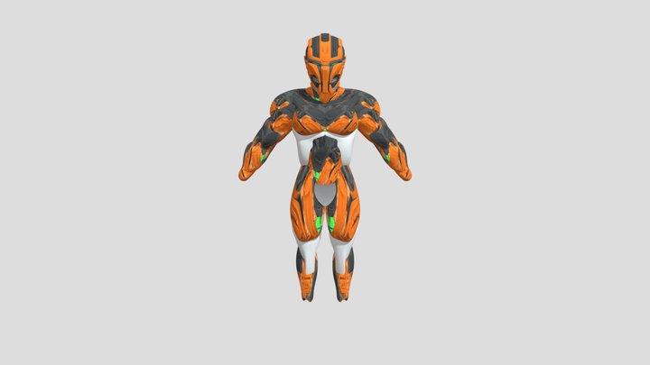 Sci-Fi Armor (Bengal) 3D Model