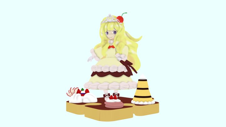 Madolche Puddingcess 3D Model