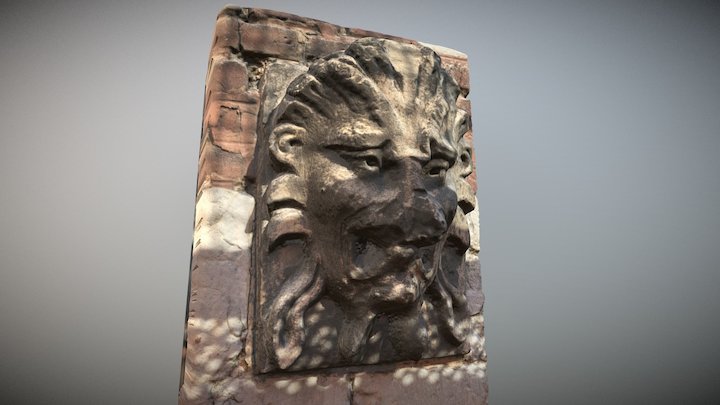 Statue old house 3D Model