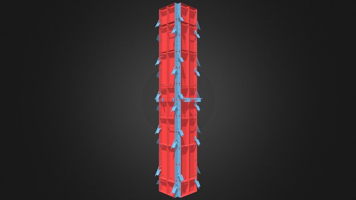 Formaleta-metálica-30x30 III 3D Model