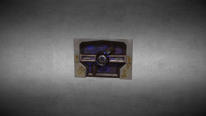 Sci-fi door 3D Model