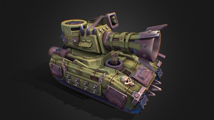 Tank All 012 3D Model