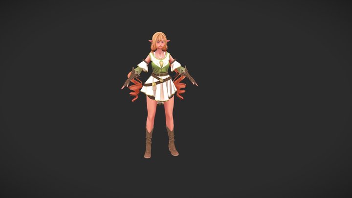 Stylized Character 3D Model