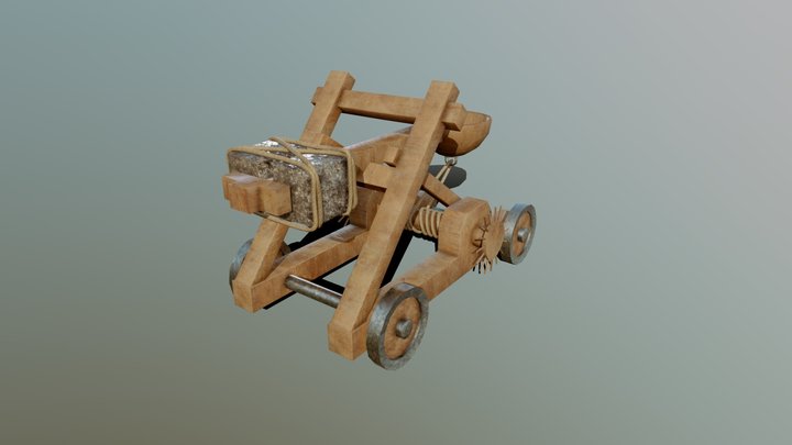 Catapulta 3D Model