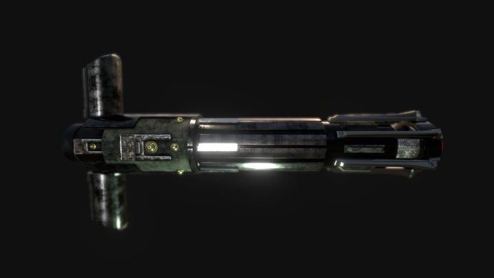 Kylo Ren's lightsaber | Star Wars lightsaber 3D Model