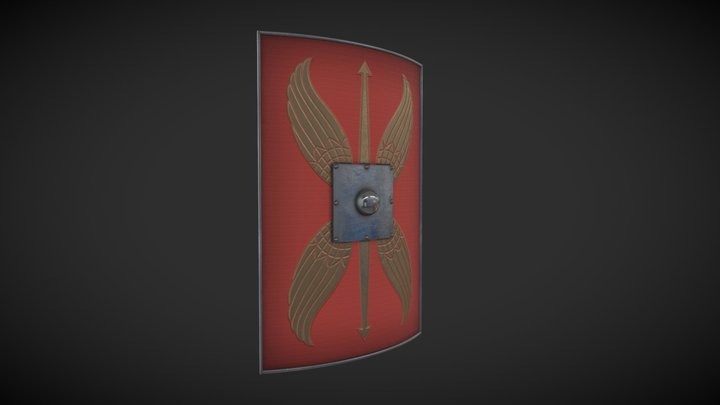 Roman shield 3D Model