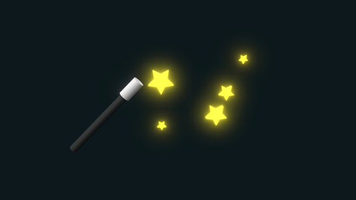 Magic Wand 3D Model