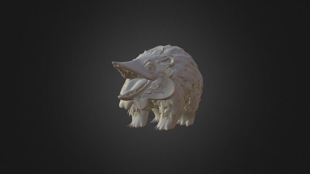 Snow Creature Version 01 3D Model