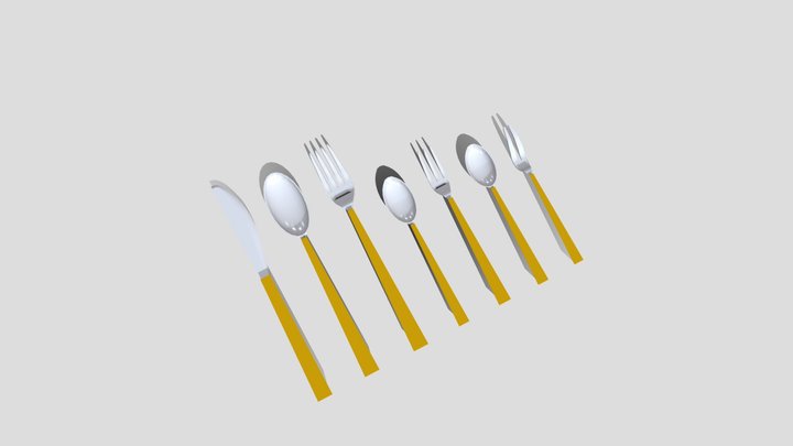 Cutlery 3D Model