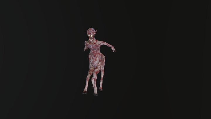 Zombie_Centaur 3D Model