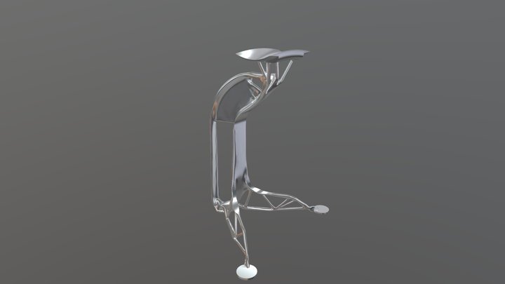 Headphonestand Generative Design 3D Model