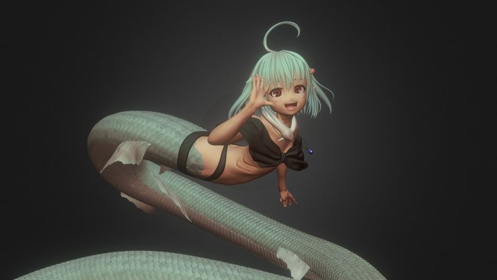 mermaid 姫魚よるむん 3D Model