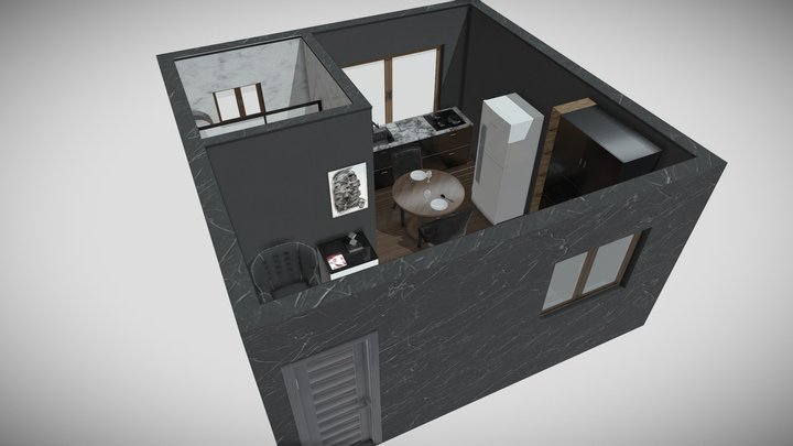 Kitnet 3D Model