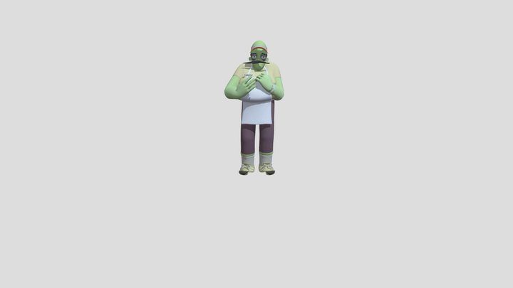 Hello Neighbor 3 Prototype 3 Janusz 3D Model