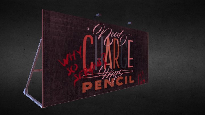 billboard 3D Model