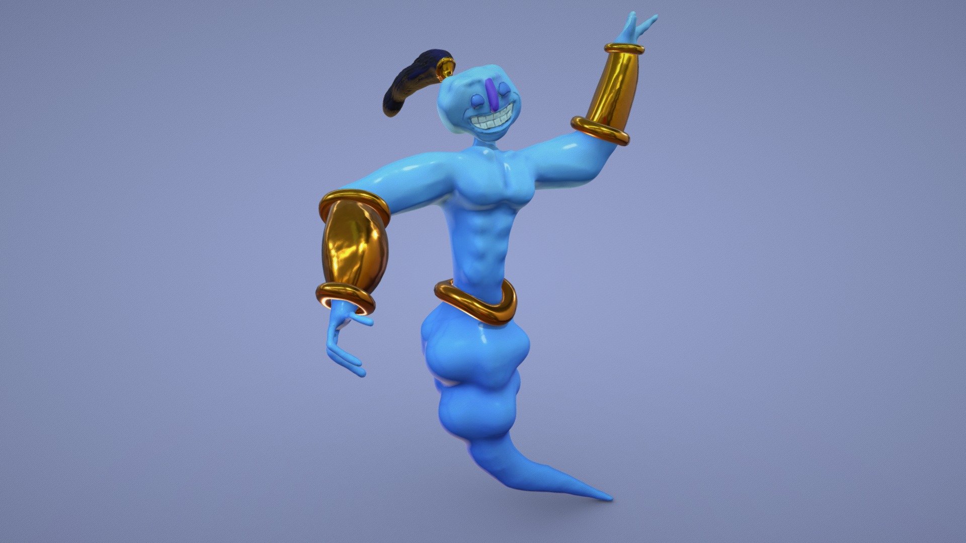Sculptober Day 8: Djinn