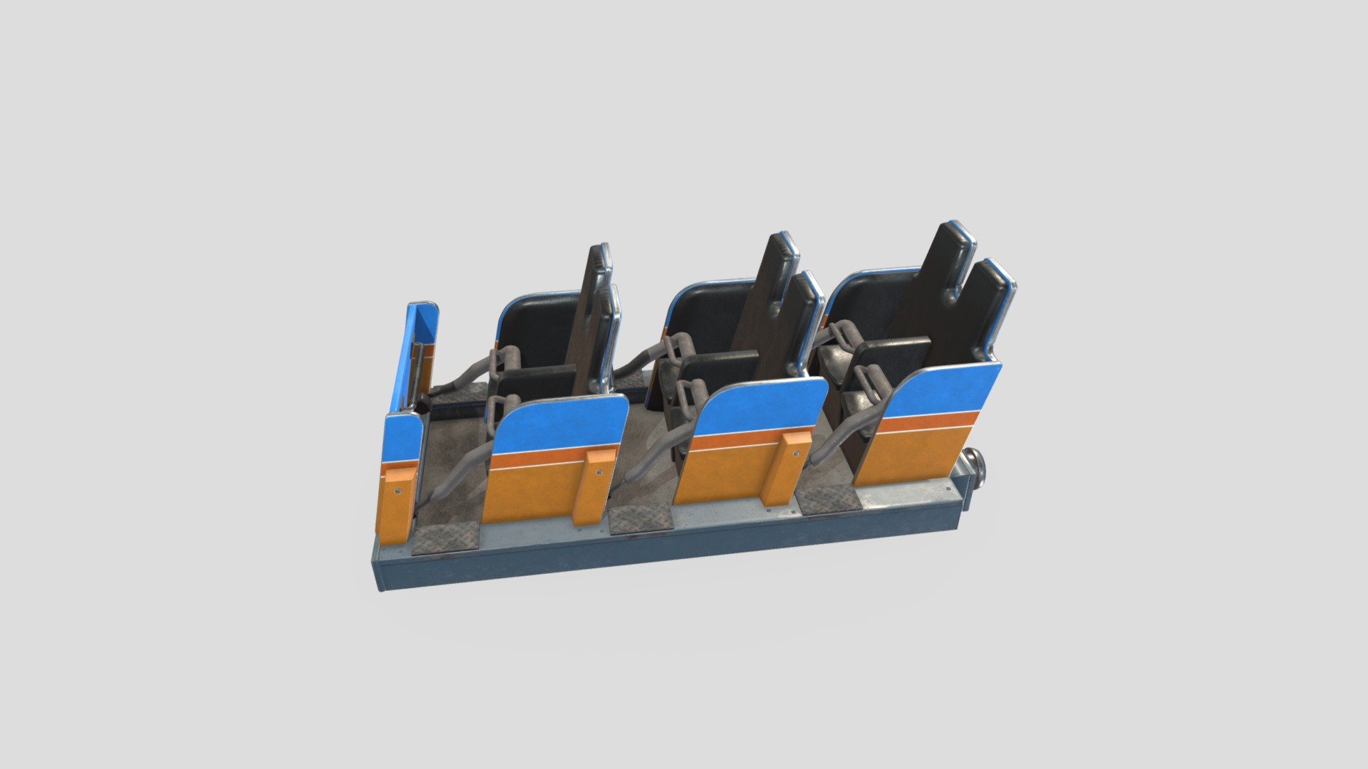 Roller Coaster Traincar 3D model by Glossary glossary 422d633