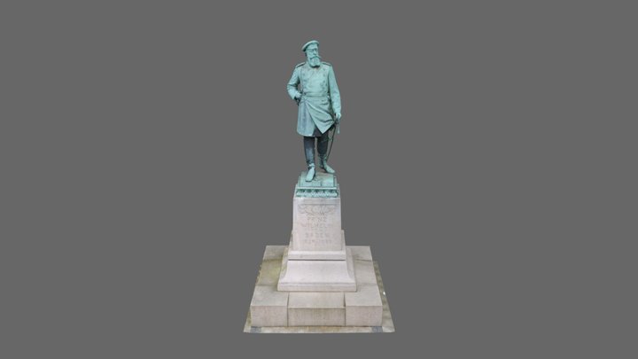 Denkmal für Prinz Wilhelm von Baden 3D Model