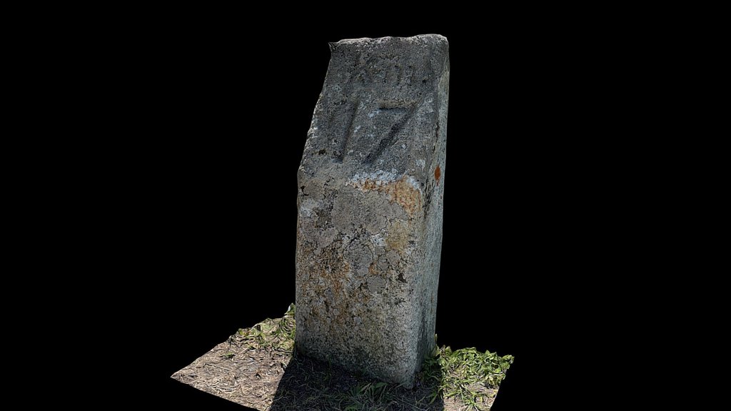 Milestone Klausenpass Km 17 von Altdorf