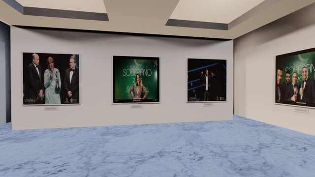 Instamuseum for @premiosoberano 3D Model