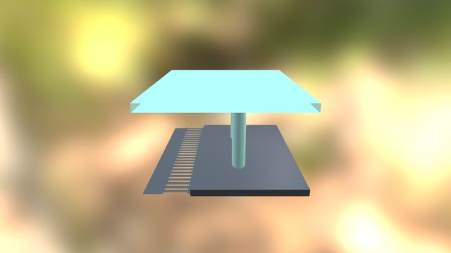 Train Station 3D Model