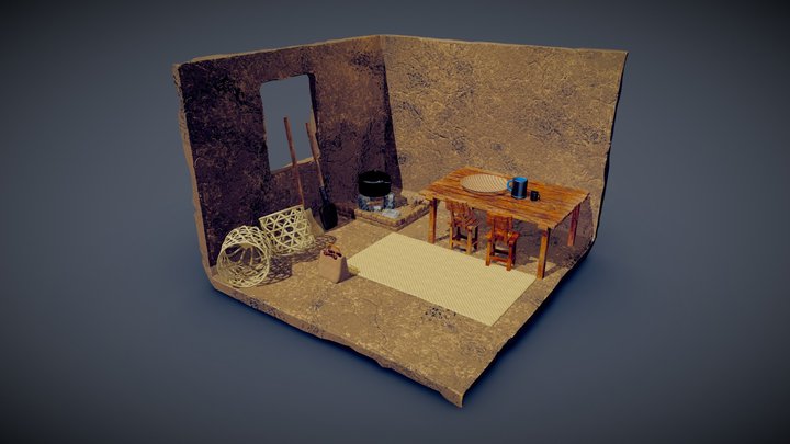 Malagasy traditional house_Assets 3D Model