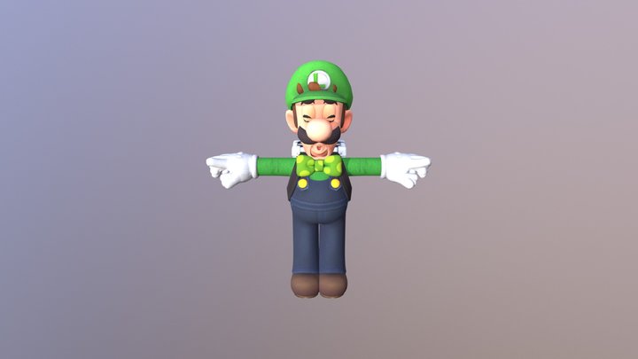 Super Mario Odyssey - Luigi 3D Model