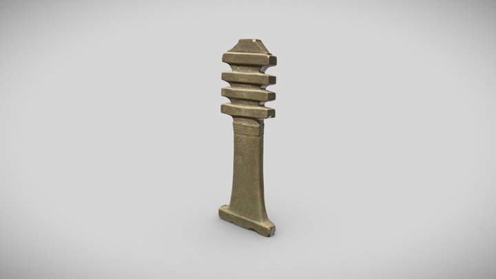 Pillier Djed, 84.9.139 3D Model