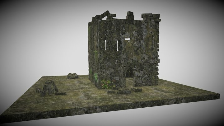 The Spooky Old Keep 3D Model
