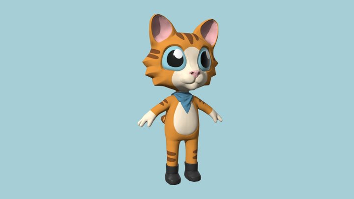 Player - Cat Island 3D Model