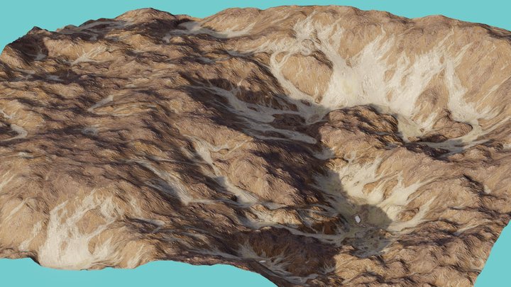 Mars Landscape 4 3D Model