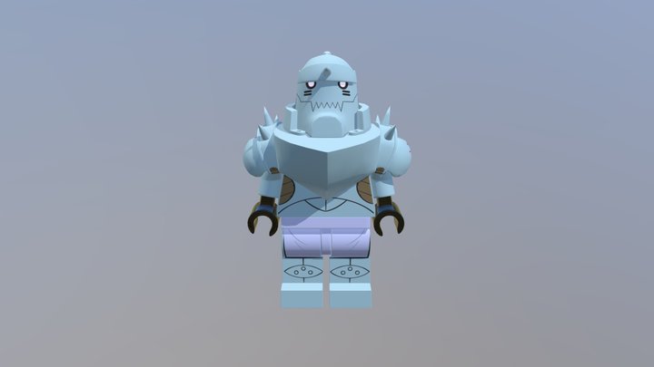 Alphonse Elric Minifig 3D Model