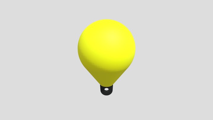 Buoy_ Yellow 3D Model