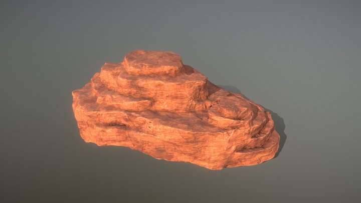 Desert Cliff 11 3D Model