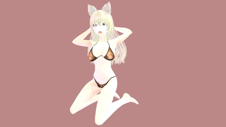 Nyan Chan In Bikni – Free 3D Model STL
