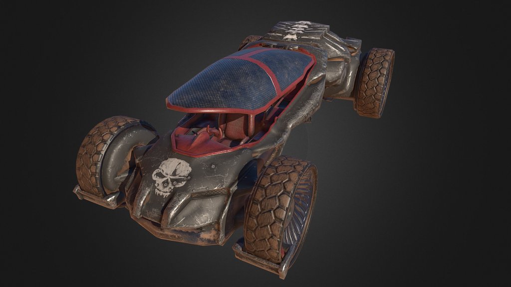 Substance Futuristic Post Apocalyptic Car