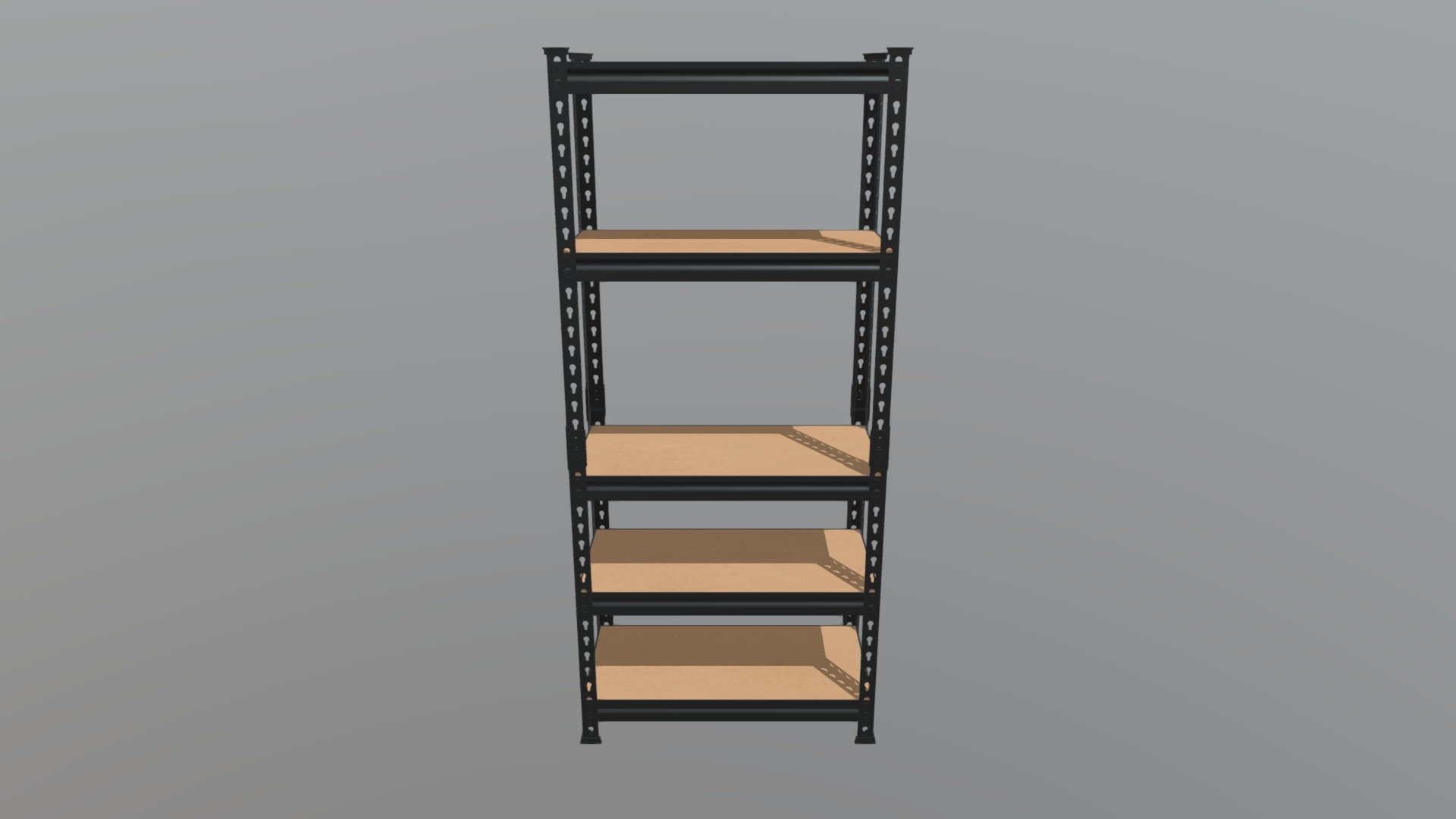 Iron Rack Shelf for Home Storage - Download Free 3D model by jackk ...